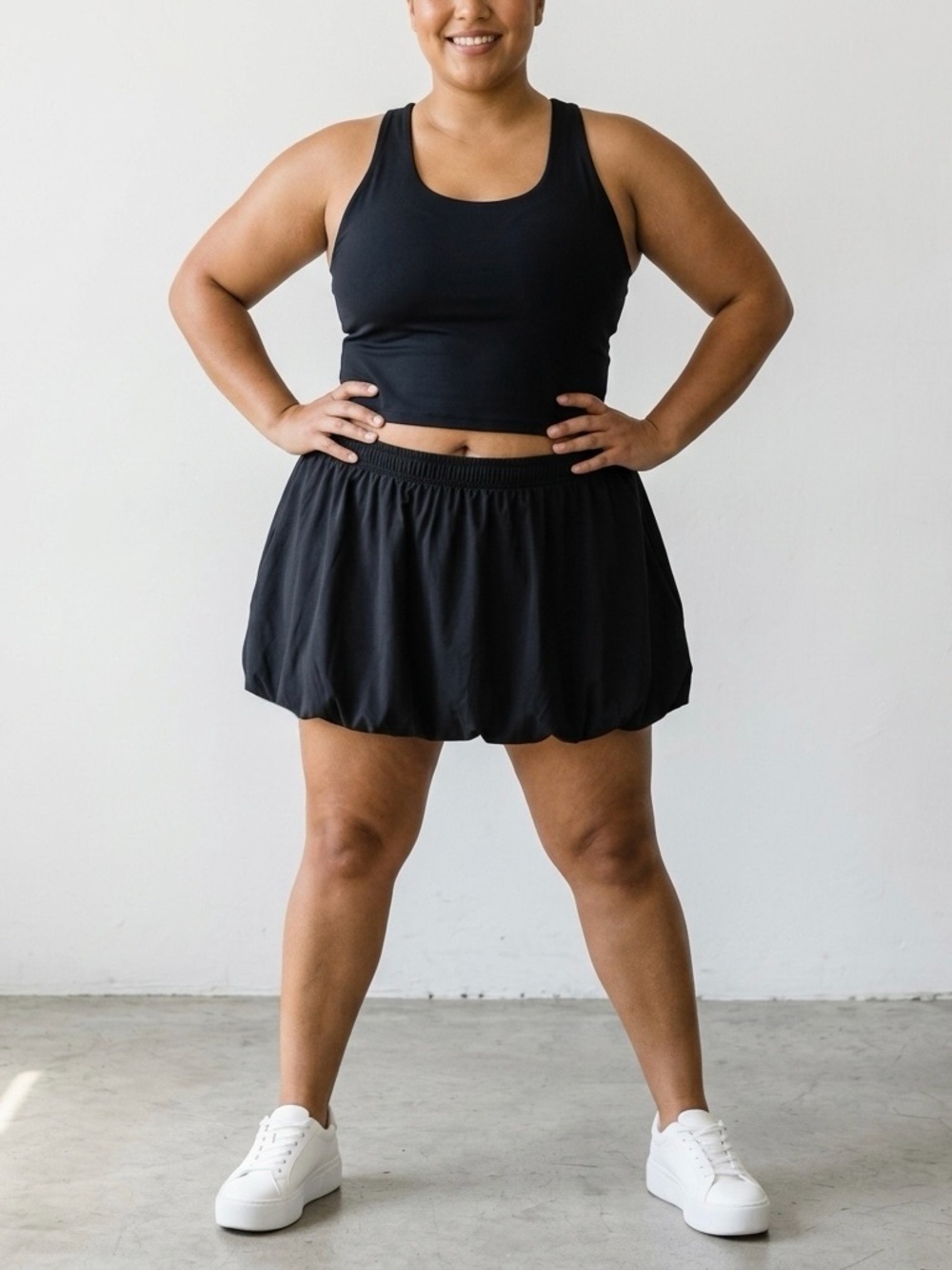 Aritzia TNA Golden Tennis Bubble Micro Mini Skirt Size X-Large Balletcore